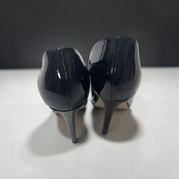 My Delicious Shoes Scheme Black Patent Pointed Toe Stiletto High Heel Pumps- 8 - Picture 2 of 3
